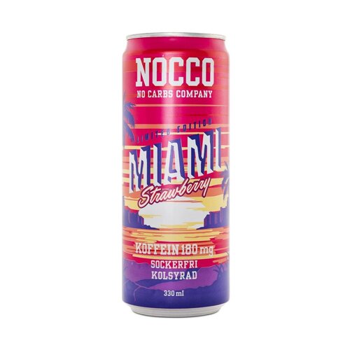 Nocco BCAA Miami Strawberry, 330 ml, (20696425) Slike