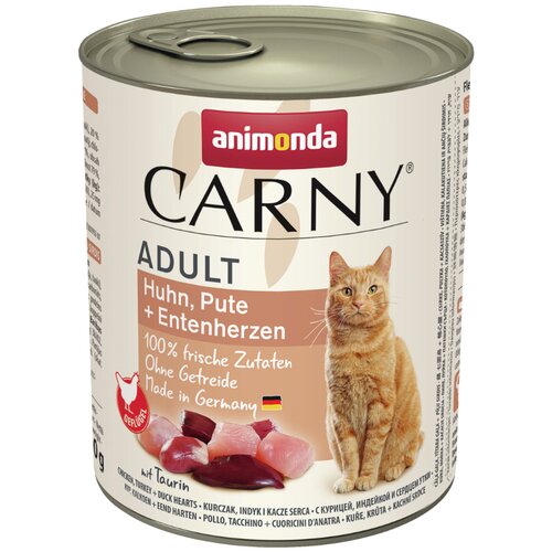 Animonda Carny Adult 6 x 800 g - Piletina, puretina i pačja srca Cijene