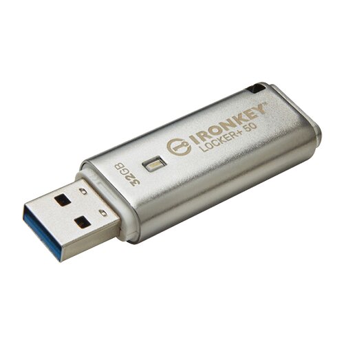 Kingston IronKey Locker+ 50 USB-A 3.2 32GB IKLP50/32GB USB Flash memorija Slike