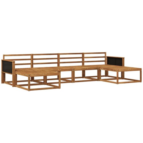 vidaXL Zunanja garnitura za sedenje 6 pcs Naravna Masiven les akacije, (5000282025) Cene