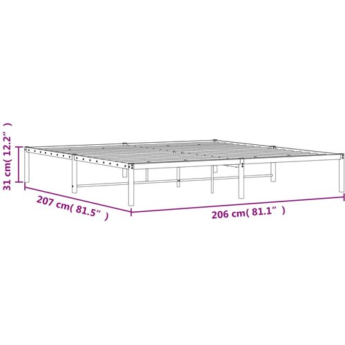  okvir za krevet crni 200x200 cm Slike