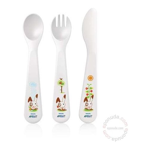 Avent set nož, vilju&amp;scaron;ka, ka&amp;scaron;ika 18m+ Slike