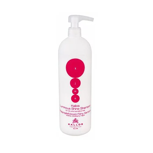 Kallos Cosmetics kjmn luminous shine osvežujoč šampon 1000 ml za ženske