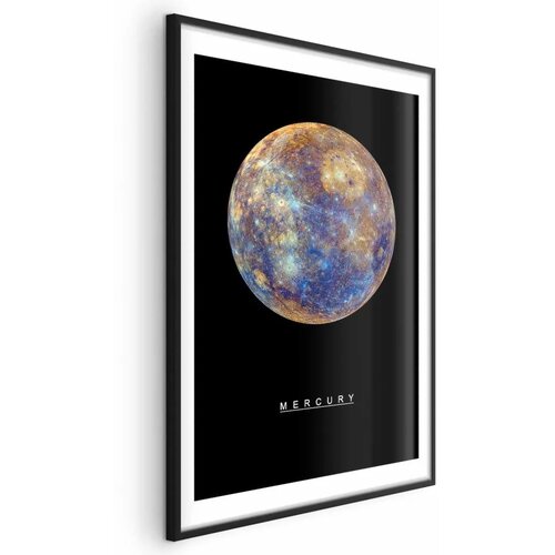  Plakat - Mercury 60x90 Crni okvir s margom Cene