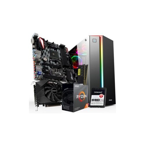 PC Gaming računalo GNC GAMER T-REX RYZEN 5 3600 16GB/480GB SSD RTX 2060 Slike