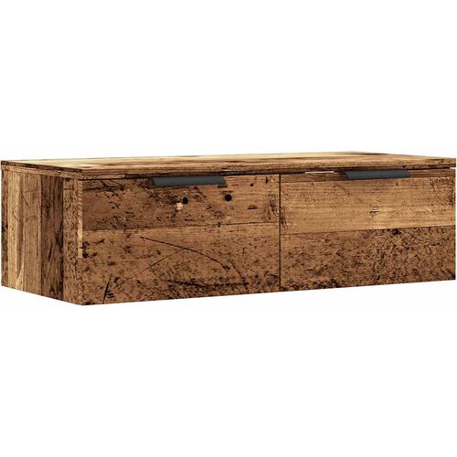 Maison Chic Stenska omarica - Zidna omarica starinski les 68x30x20 cm inženirski les iu1326, (22063696) Cene