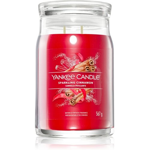 Yankee Candle Sparkling Cinnamon mirisna svijeća 567 g Slike