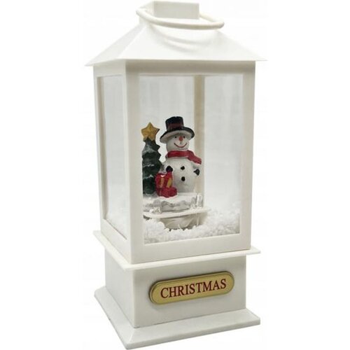 Molarem Home Božićni LED ukras - snjegović s osvjetljenjem, glazbom i snijegom, 9 x 9 x 23 cm Cene
