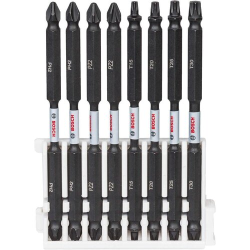 Bosch Impact Control 8-delni set dvostranih kovanih bitova dužine 110mm (2608522346) Cene