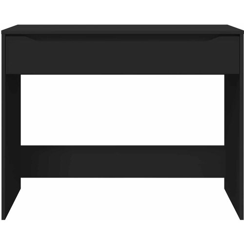  Stol s ladicama Crna 100 x 50 x 78 cm Konstrukcijsko drvo Slike