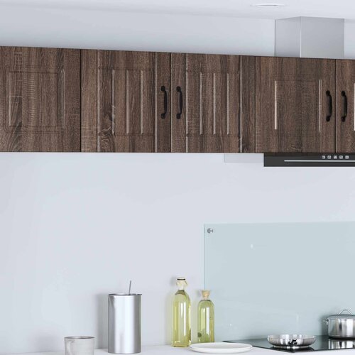  Ormar za Zid Lucca 2 pcs Smeđi hrast 40 x 31 x 40 cm Cijene