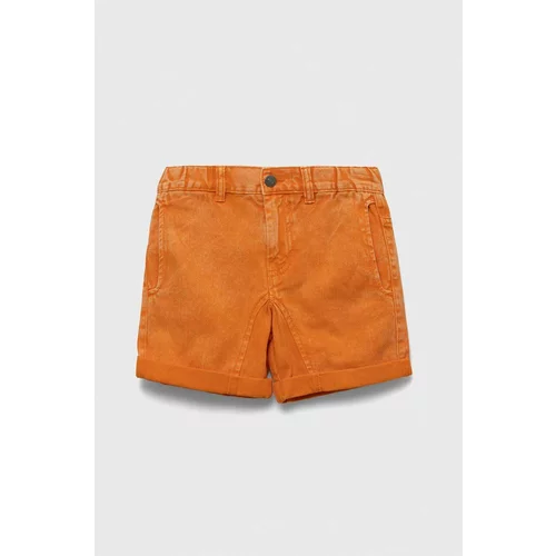 United Colors Of Benetton Otroške kratke hlače iz jeansa siva barva