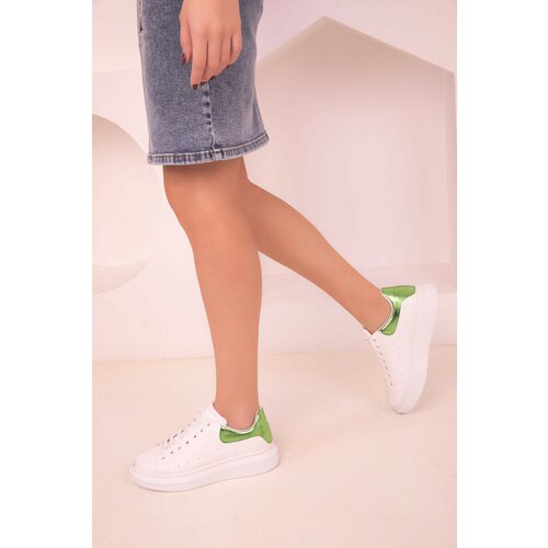 Soho White-Green Women's Sneakers 15732 Slike