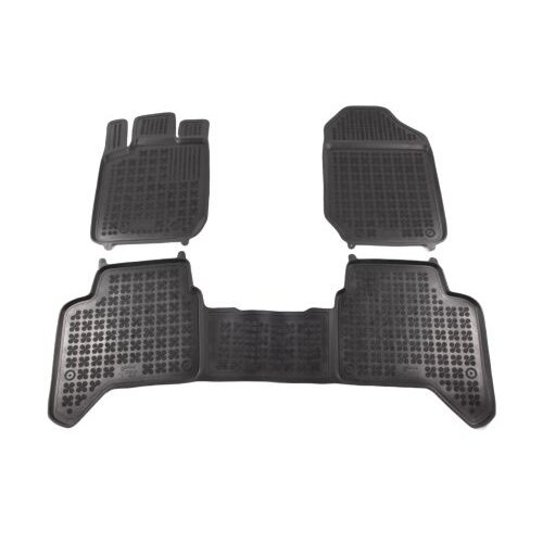 REZAW-PLAST Tipske patosnice gumene Ford Ranger 5 (2011 - 2020), 4 komada, Crne Cene