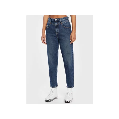 Tommy Jeans Jeans hlače Mom DW0DW14781 Modra Mom Fit