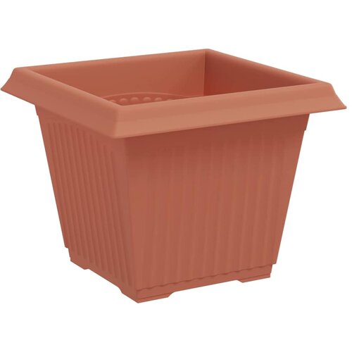  Saksije za biljke 6 pcs Crvena cigla 33 x 33 x 26 cm Plastika Slike