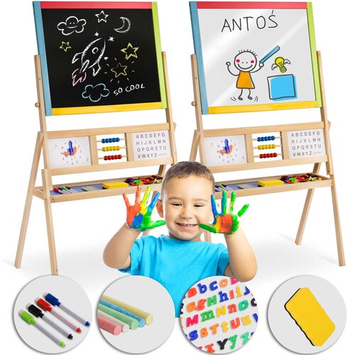 Ricokids Velika vi&scaron;enamjenska ploča za djecu - raznobojni 104 x 67 x 38 cm Cijene