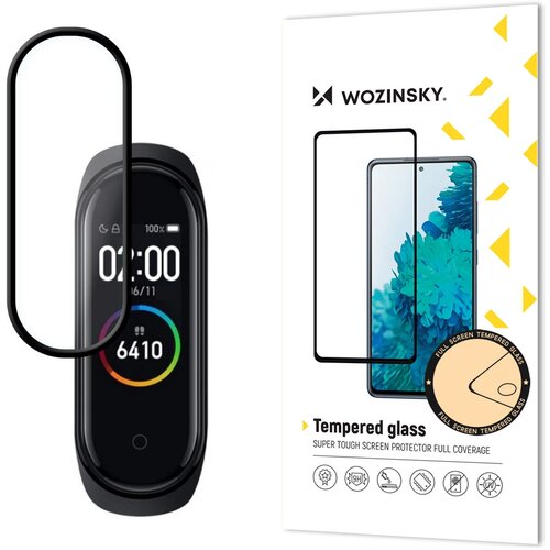 Wozinsky GLASS GLASS FILM FULL GLUE ETUI, PRIJAZEN ZA XIAOMI MI BAND 4/3, (22001108) Cene
