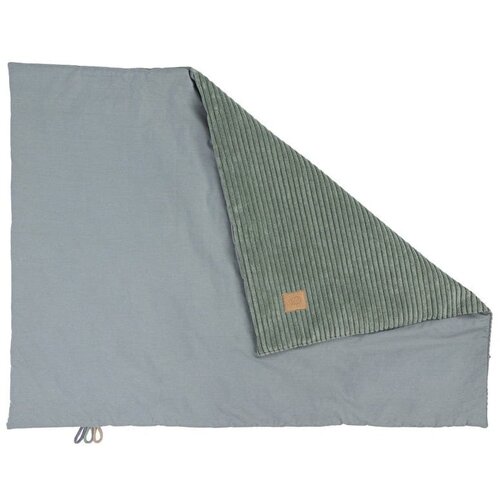 MeowBaby Zelena kordurojna dječja dekica 100x77 cm - Cijene