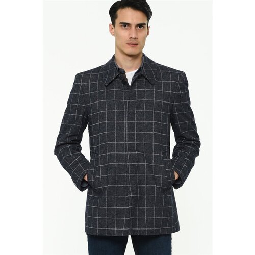 Dewberry PLT8206 MEN'S COAT-PATTERNED NAVY BLUE Cijene