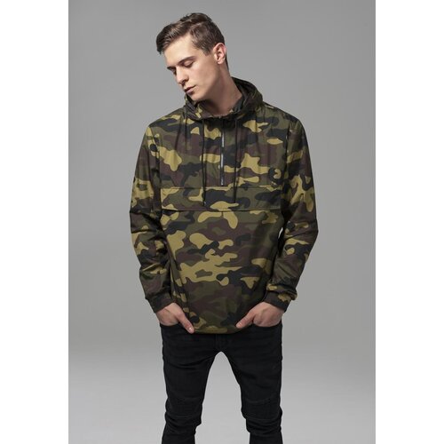 Urban Classics Camo Pull Over Windbreaker woodcamo Cene