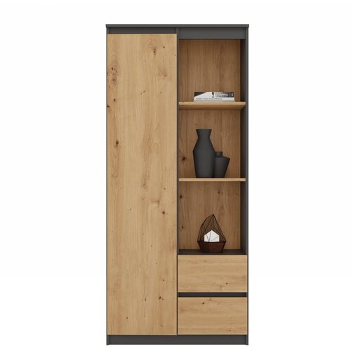 TOP E SHOP Bily RS-80 ANTRACIT ARTISAN polica, (21831443) Cene