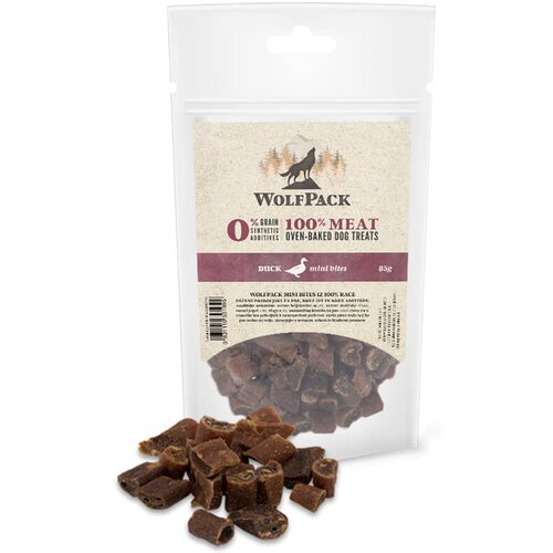 WolfPack priboljšek mini bites - raca - 85 g Cene