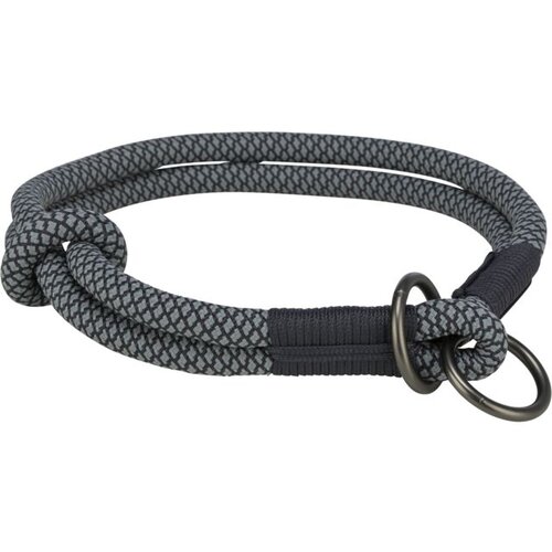 Trixie polzatezna ovratnica za pse Soft Rope črna/siva Cene