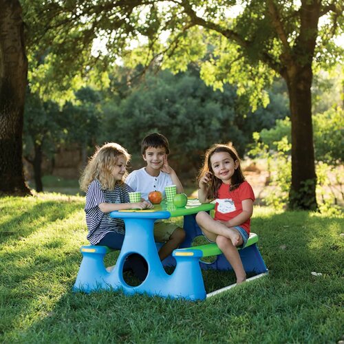 vidaXL Dječja klupa za piknik 89 5 x 84 5 x 48 cm od polipropilena Cijene
