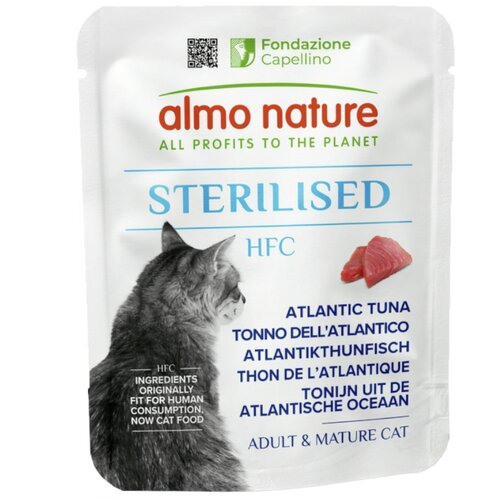  Ekonomično pakiranje Almo Nature HFC Sterilised 24 x 50 g - Atlantska tuna Cijene