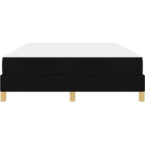 Box spring krevet Crna i smeđa 140 x 190 cm Slike