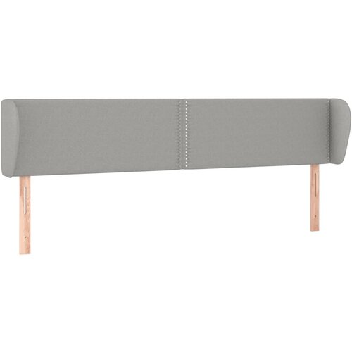 Maison Chic vzglavna omarica - nočna omarica - posteljna omarica z ušesi svetlo sivo 203x23x78/88 cm blago, (21710846) Cene
