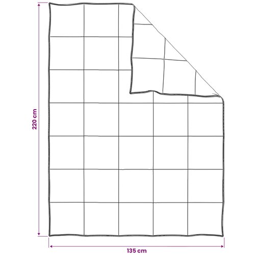  Set deka 2 kom. 135 x 220 cm Sve sezone Kapok vlakno Bež Slike
