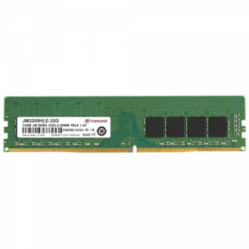 Transcend DDR4 32GB 3200Mhz JM U-DIMM 2Rx8 2Gx8 CL22 1.2V ram memorija Slike