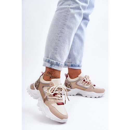 Kesi Sports shoes with solid soles beige Corena Slike