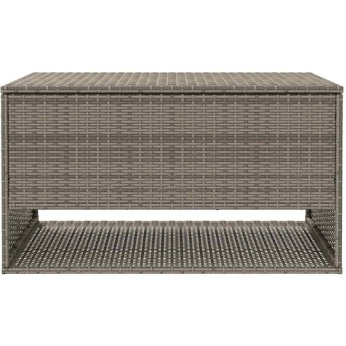  Vanjska kutija za jastuke siva 100x55x55 5 cm poli ratan - Siva Slike