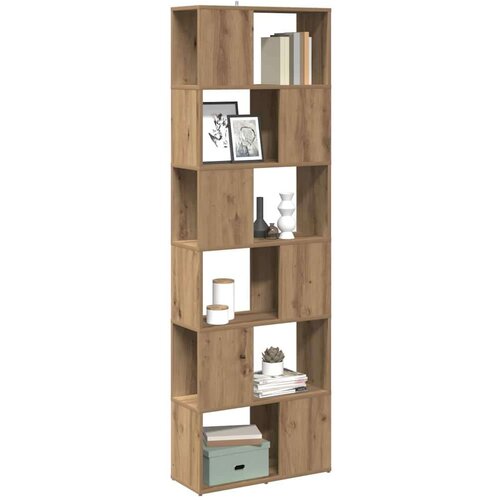 vidaXL Knjižna omara/razdelilnik sob Artisan Oak 60x24x186 cm Cene