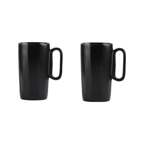 Vialli Design Črne lončene skodelice v kompletu 2 ks 330 ml Fuori – Cene