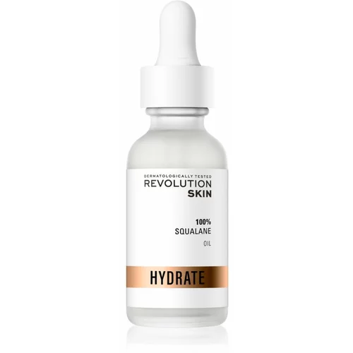 Revolution Hydrate 100% Squalane 100% squalane za posvetlitev in zgladitev kože 30 ml