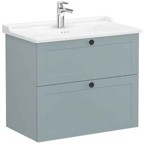Vitra ROOTC80GINTC Root Classic 80 x 47 cm umivalnik z omarico Slike