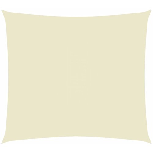 VidaXL Senčno jadro oksford blago pravokotno 3x4 m krem Slike