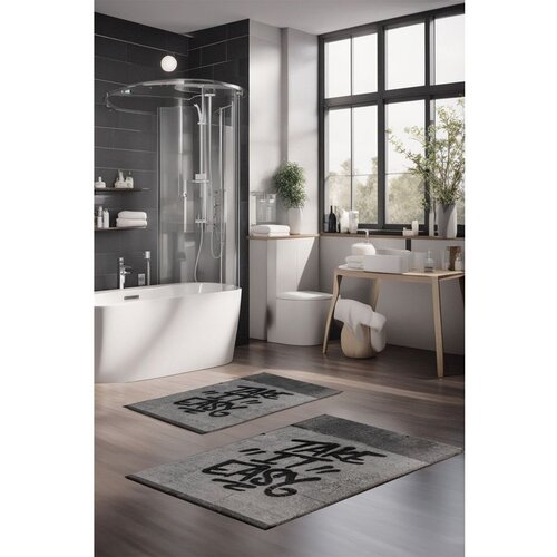  CT-5355 multicolor bathmat set (2 pieces) Cene