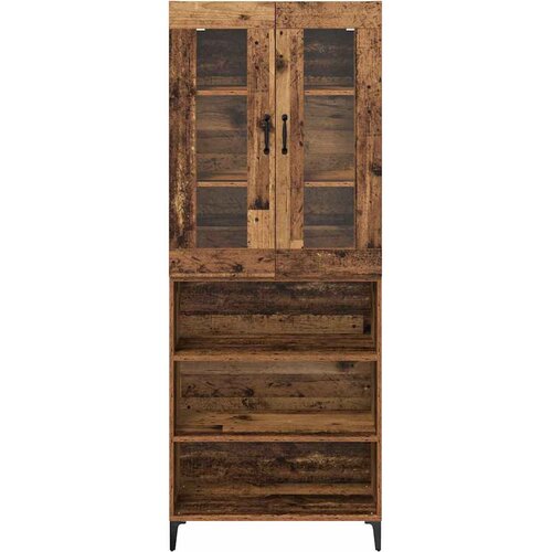  Highboard Staro drvo 69,5 x 34 x 180 cm Konstruirano drvo Slike
