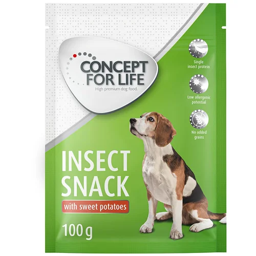 Concept for Life Ekonomično pakiranje: Insect Snack 3 x 100 g - Batat