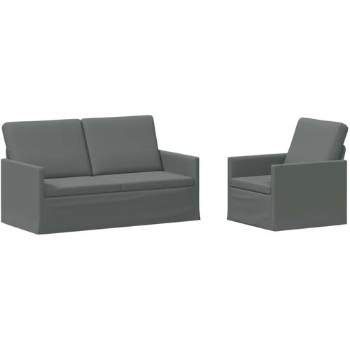  Set sofe 2 pcs Tamnosiva Tkanina - Tamnosiva Jednostruka + Dvostruka (140 cm) Slike