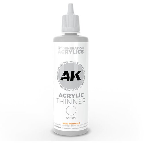 AK Interactive ACRYLIC THINNER 60ml 3GEN - Razredjivac za Akrilne Boje 60ml Slike