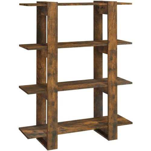 Ormarić Knjižna omara/pregrada dimljeni hrast 100x30x123,5 cm, (20601326) Slike