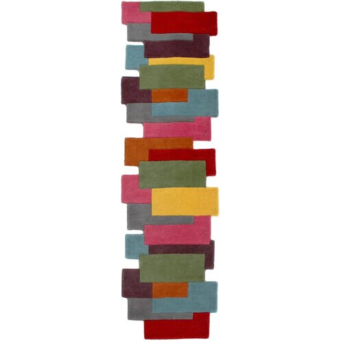 Flair Rugs Barvita volnena preproga Collage, 60 x 230 cm Cene