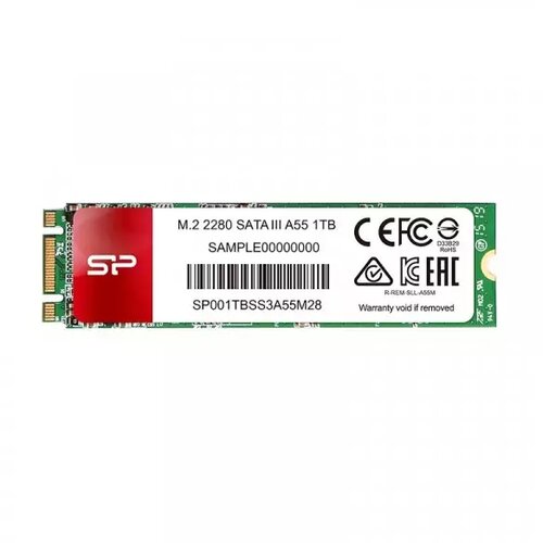 Silicon Power A55 1TB, SATA3 M.2, 560/530MB/s (SP001TBSS3A55M28) hard disk Cene