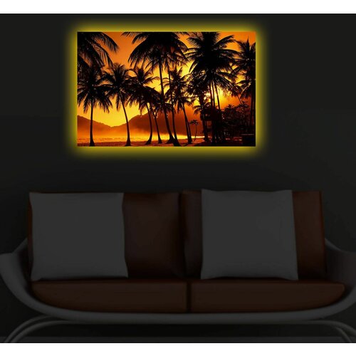Wallity 4570DACT-36 multicolor decorative led lighted canvas painting Slike